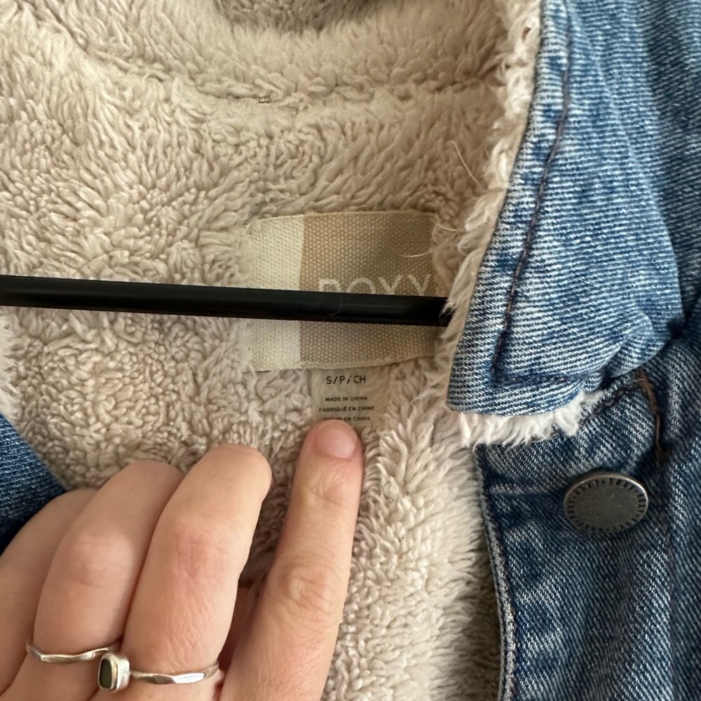 Roxy Jean Sherpa jacket - Picture 2 of 4